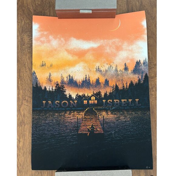 Jason Isbell Spring Variant Tour Poster - Glow in the dark! - Picture 1 of 3